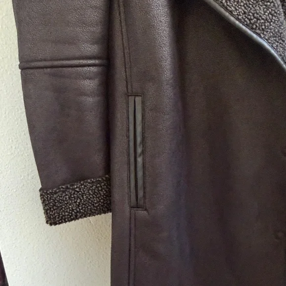 Sam Edelman Charcoal hooded Teddy Jacket - Picture 6 of 13